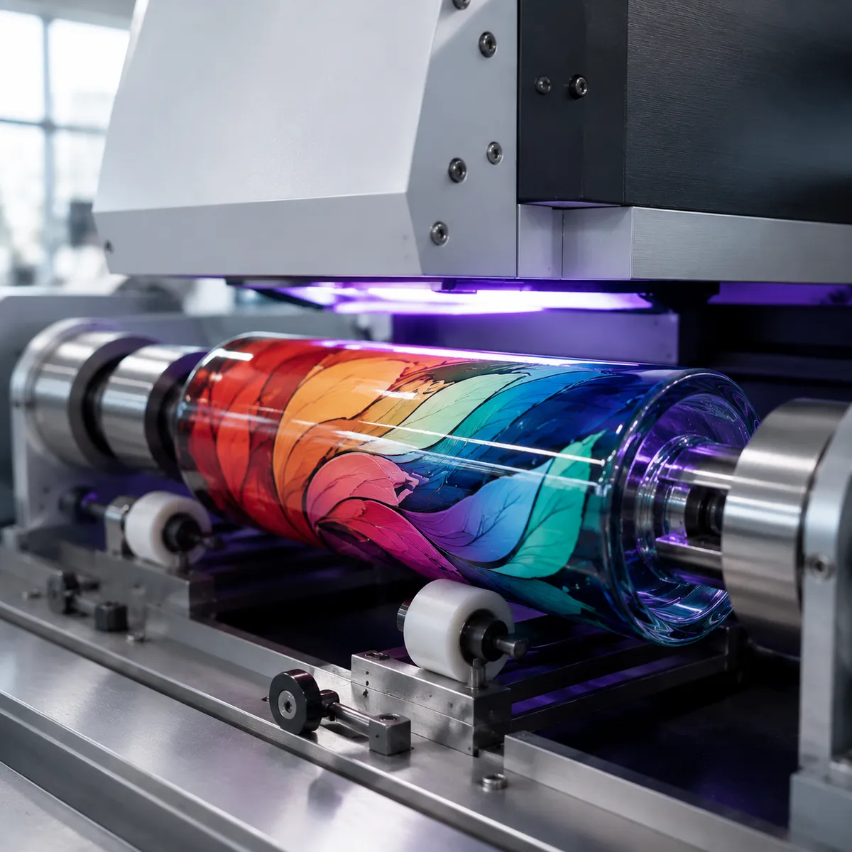 Longrun cylinder UV printing application